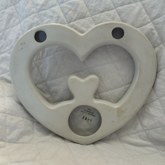 Portuguese Handpainted Glazed Ceramic Heart - Picture 2 of 12